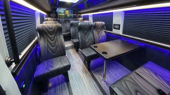 18 passenger sprinter van interior tampa