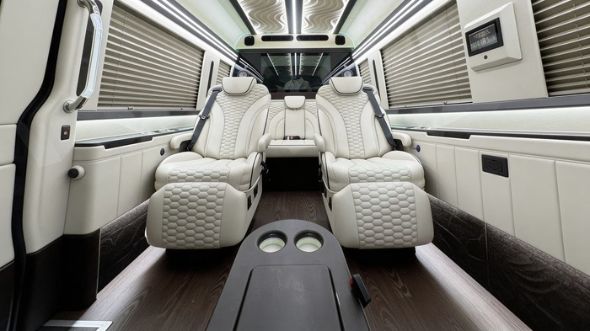 8 passenger sprinter van interior tampa