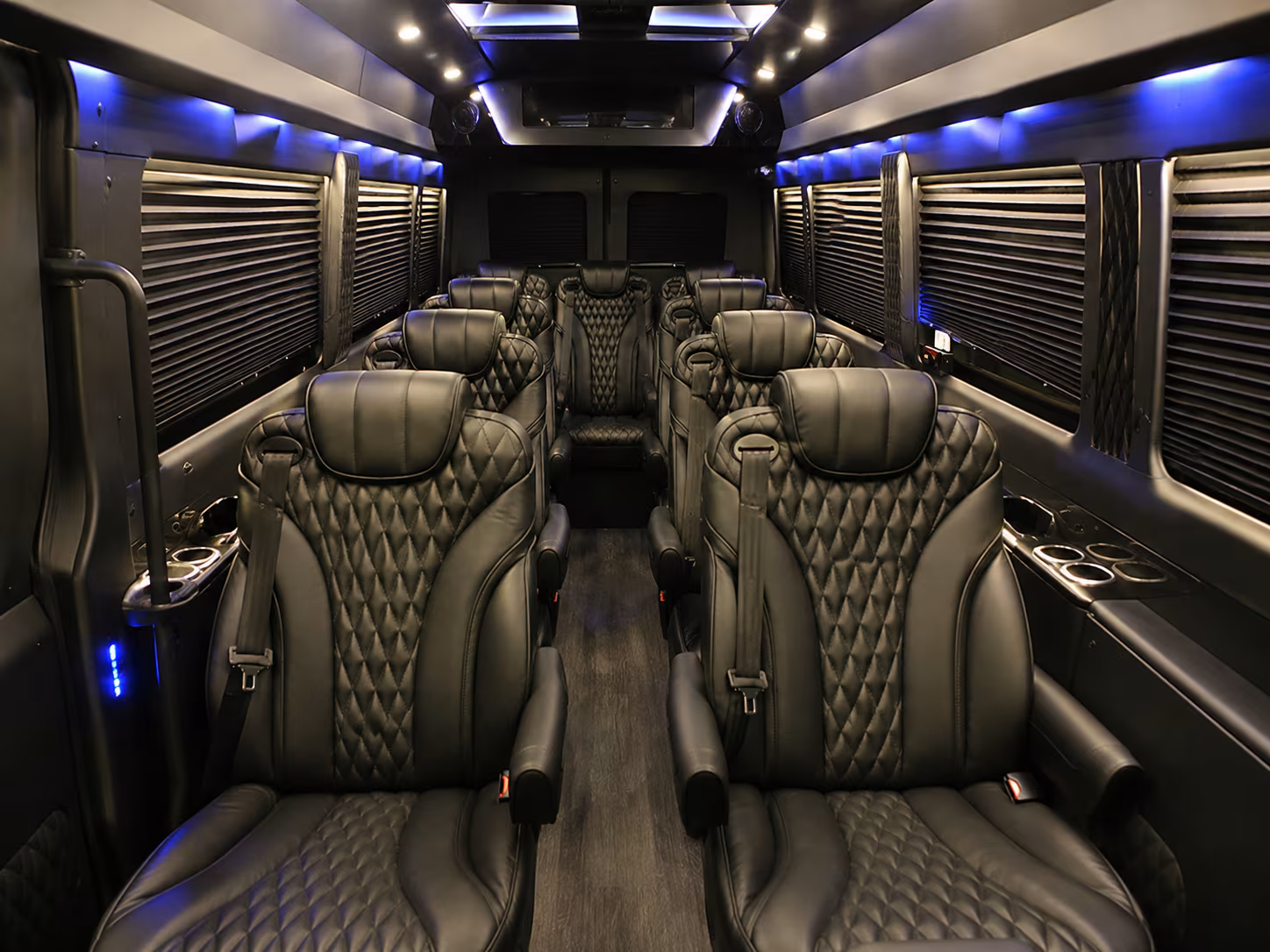 tampa 10 passenger sprinter van inside