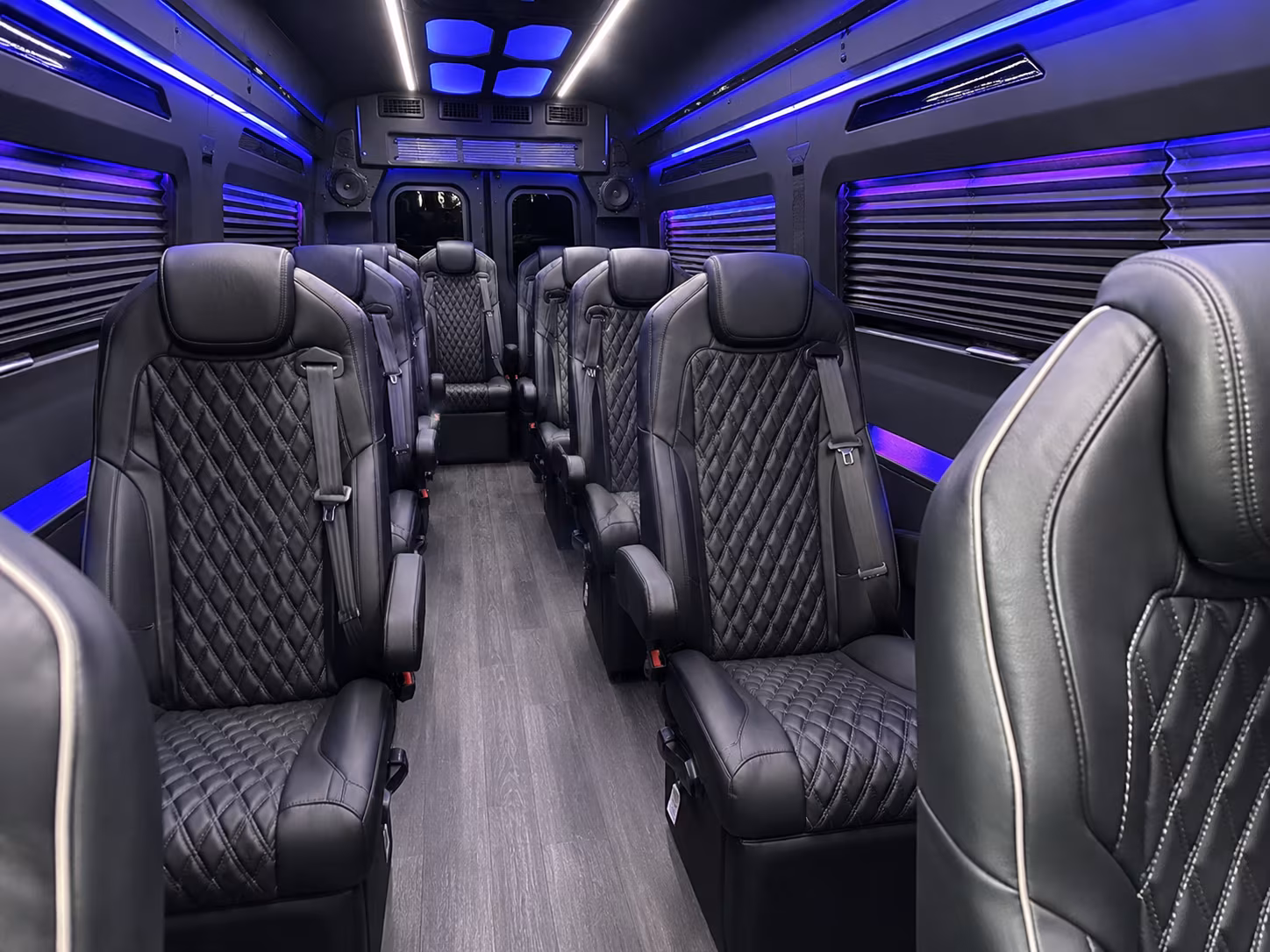 tampa 20 passenger sprinter van interior