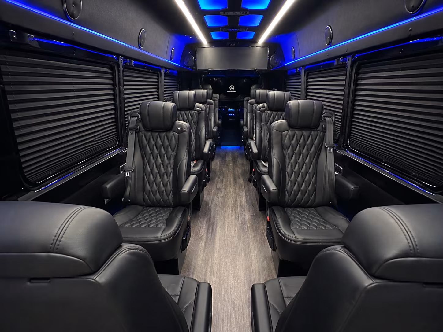 tampa 8 passenger sprinter van inside