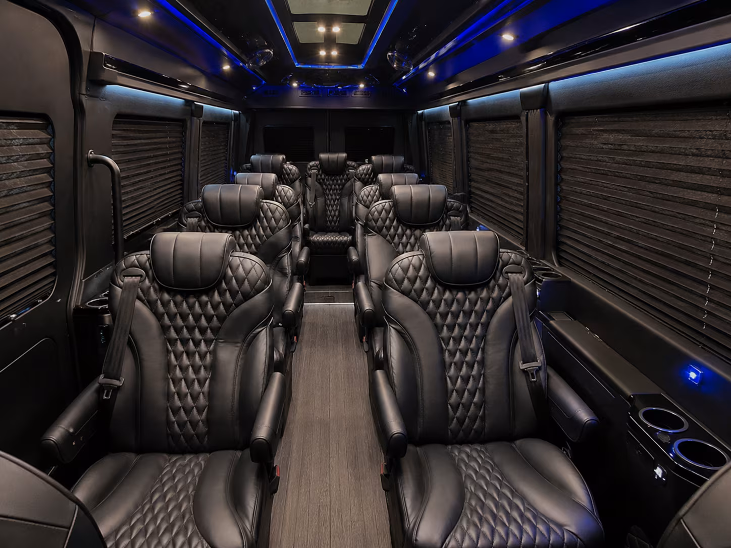 tampa 8 passenger sprinter van interior